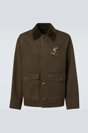 Burberry Giacca in twill cotone con velluto a coste
