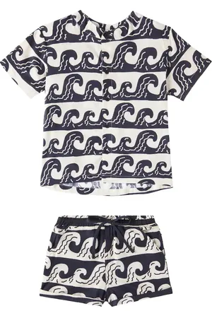 FÁBULA Fábula Camicia e shorts in cotone con stampa