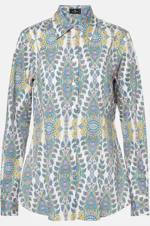 Etro Camicia in misto cotone con stampa