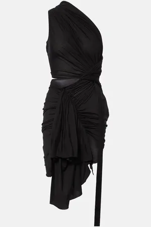 Rick Owens Abito midi DRKSHDW Fog in cotone