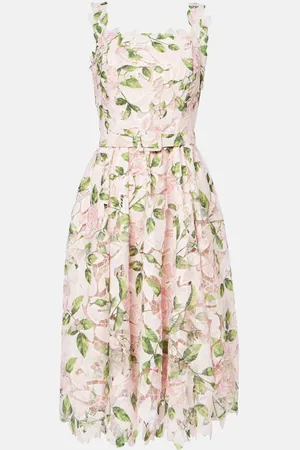 Oscar de la Renta Abito da cocktail in pizzo guipure