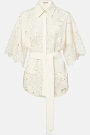 Elie saab Camicia in sangallo