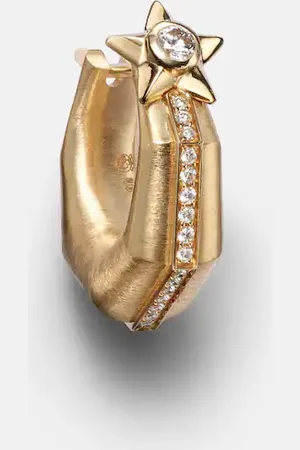 Marie Lichtenberg Orecchino singolo Baba Small in 18kt con diamanti