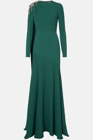 Erdem Abito lungo con cristalli