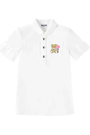 Moschino Abito Teddy Bear in jersey di cotone