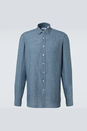 LARDINI Camicia in lino