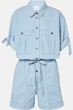 Marant Etoile Jumpsuit corta Vally in cotone