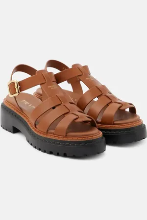 Prada Sandali in pelle Fisherman