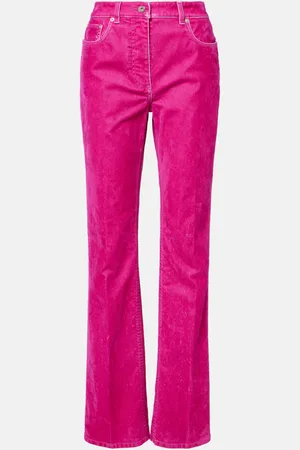 Salvatore Ferragamo Pantaloni regular in drill di misto cotone