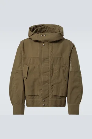 DRIES VAN NOTEN Giacca in cotone con cappuccio