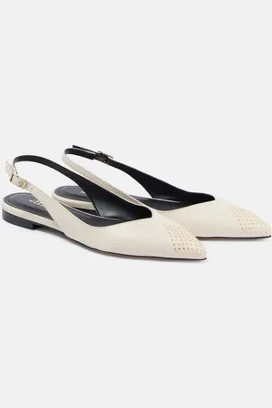 Isabel Marant Ballerine slingback Branee in pelle con borchie