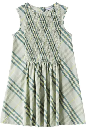 Burberry Abito Burberry Check in cotone