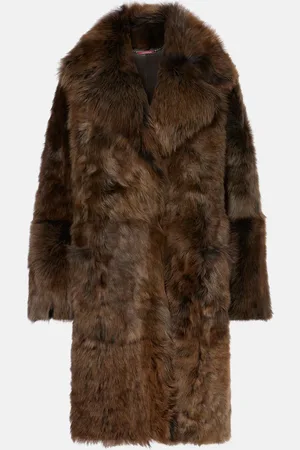 Nour Hammour Cappotto Evita in shearling