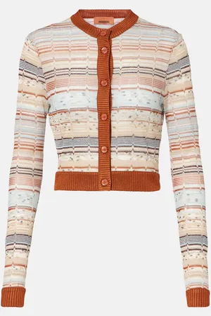 Missoni Cardigan a zig-zag con lamé