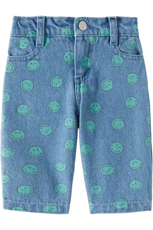 The New Society Baby - Jeans Smiley con stampa