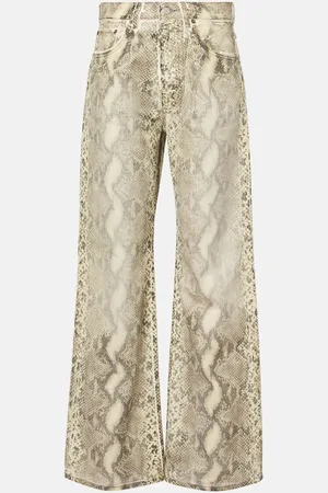 Acne Studios Jeans a gamba larga e vita media