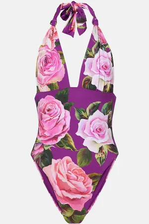 Dolce & Gabbana Costume intero con stampa floreale