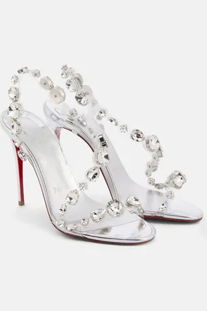 Christian Louboutin Sandali Rosalie Jewel 100 con cristalli