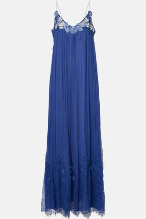 Costarellos Abito lungo Kenda in chiffon