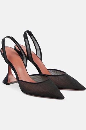 Amina Muaddi Pumps slingback Holli in mesh