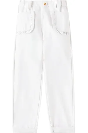 Donsje Pantaloni Josefine in cotone e lino