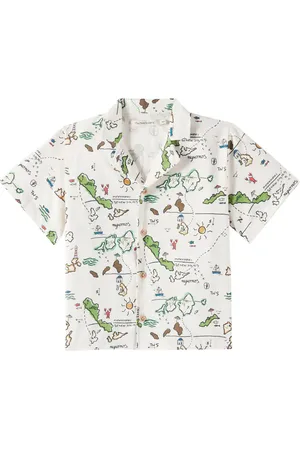 The New Society Camicia Arkoi in cotone con stampa