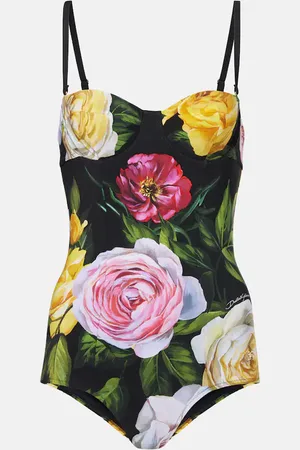 Dolce & Gabbana Costume intero con stampa floreale