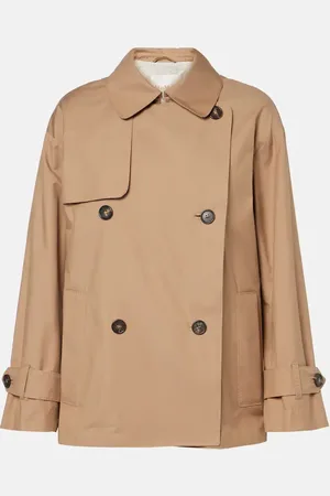 Max Mara Trench cropped Zeno in twill