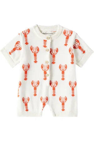 The New Society Baby - Tuta corta Oia in cotone