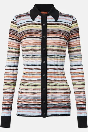 Missoni Cardigan in maglia di misto cotone