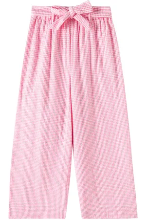 Louise Misha Pantaloni Amandine in cotone a quadretti