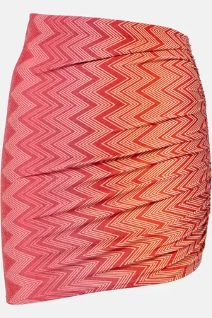 Missoni Minigonna in lamé a zig-zag
