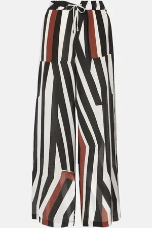 Max Mara Pantaloni a gamba larga Tropea in seta