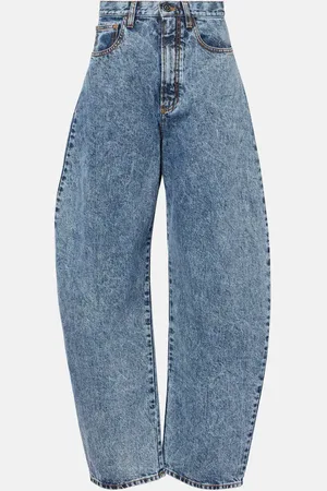 Alaïa Alaïa Jeans barrel a vita alta