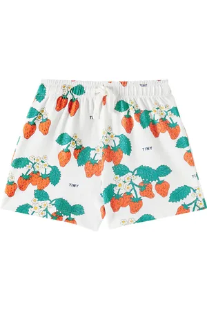 Tiny Cottons Shorts Strawberries in jersey di cotone