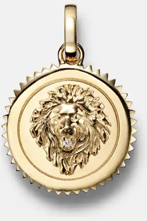 Foundrae Ciondolo Strength Medium in 18kt con diamante