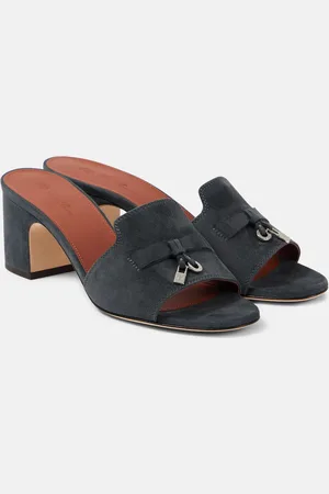 Loro Piana Mules Summer Charms in suede