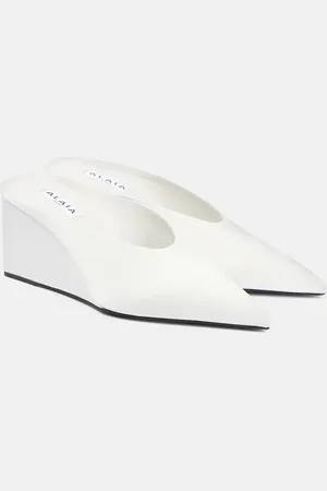 Alaïa Alaïa Pumps Cube Pointy 75 in raso