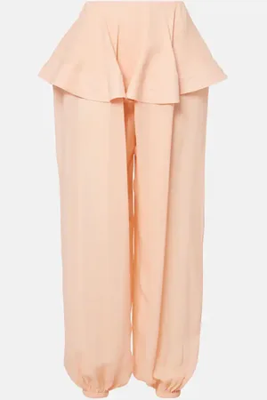 Alaïa Alaïa Pantaloni a gamba larga