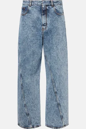 Alaïa Alaïa Jeans Twisted a gamba larga e vita bassa