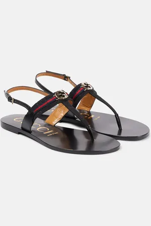 Gucci Sandali Interlocking G in canvas