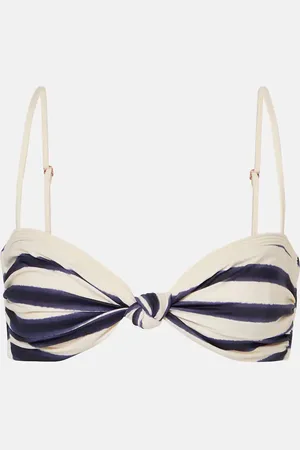 JOHANNA ORTIZ Top bikini a righe