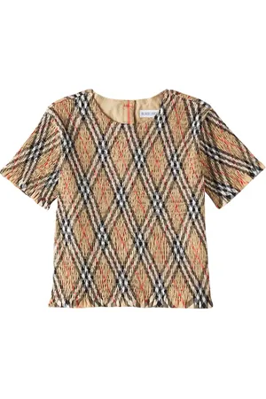 Burberry T-shirt in cotone a quadri