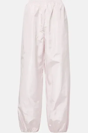 Alaïa Alaïa Pantaloni a gamba larga Balloon in seta