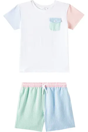 PATACHOU T-shirt e shorts mare color-block