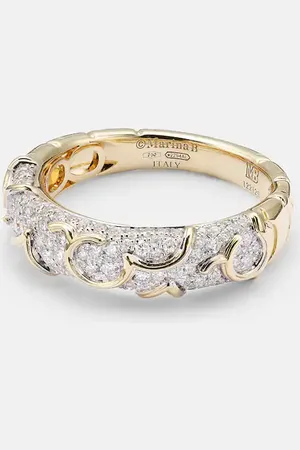 Marina B Anello Ondine in 18kt con diamanti