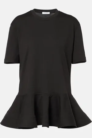 Alaïa Alaïa T-shirt in jersey di cotone