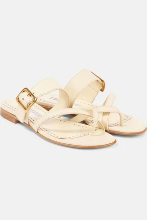 Manolo Blahnik Sandali Thalusa 10 in pelle