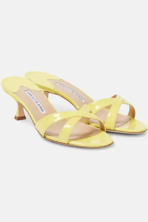 Manolo Blahnik Sandali Callamu 50 in vernice