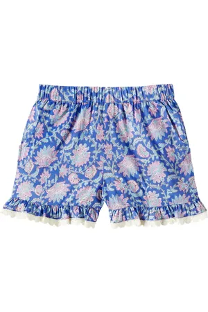 Louise Misha Shorts in voile di cotone con stampa